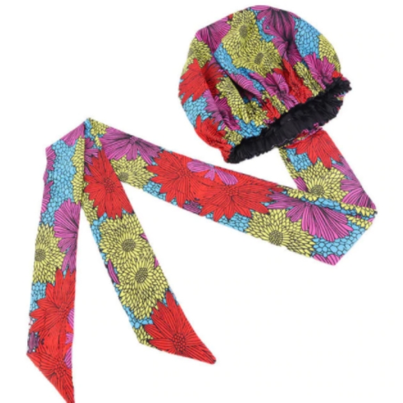 Satin-lined Wrap bonnets - Picture 13 of 16